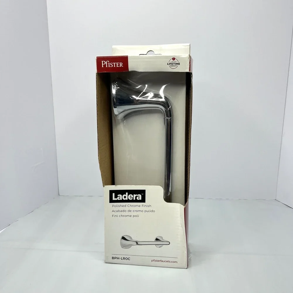 Pfister Ladera Polished Chrome Toilet Paper Holder BPH-LROC New Open Arm Design‎